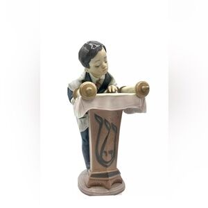 Lladro bar mitzvah boy retired Judaica Jewish